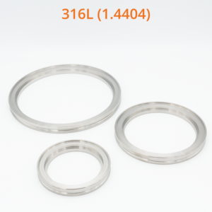 316L (1.4404) ISO-K Blindflansche mit Bohrung